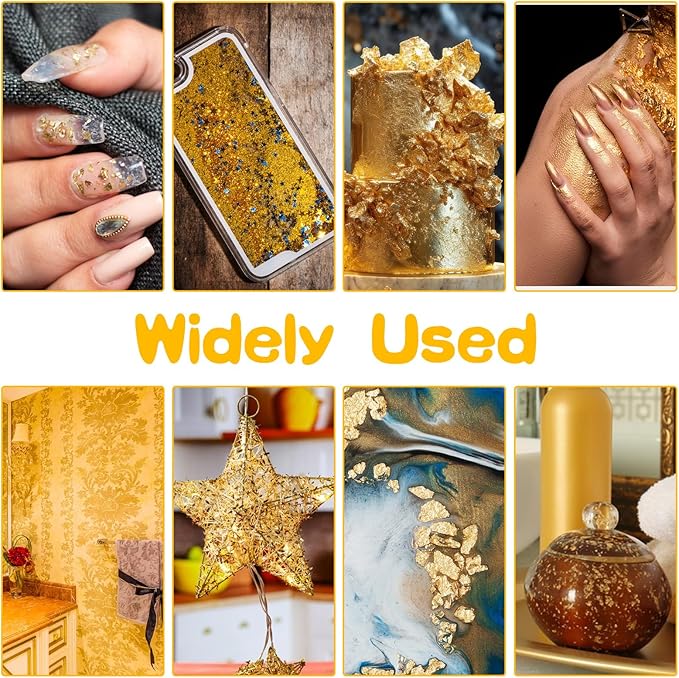 5Pcs Decorative Gold Leaf - Image 7