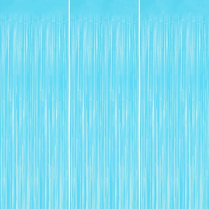 3 Pack Foil Fringe Backdrop by DECOCKRAT