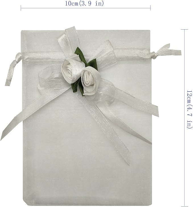 Ankirol 50pcs Sheer Organza Favor Bags - Image 6