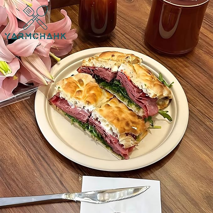 Disposable Paper Plates, 6 inch Heavy Duty Paper Plate, Soak and Cut Proof - Image 7