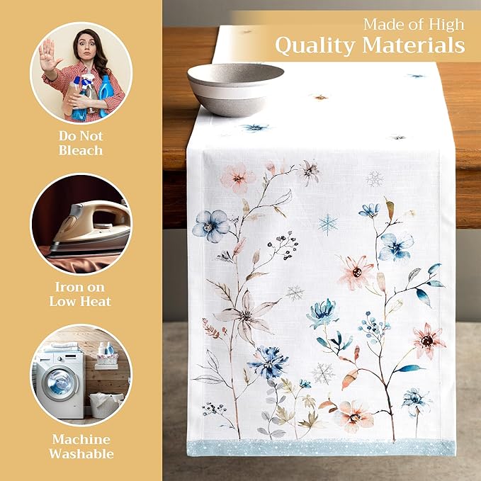 Maison d' Hermine Table Runner 100% Cotton Single Layer Table Runners 108 - Image 3