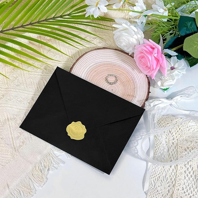 50 PCS Pearl Black A7 Envelopes - Image 5