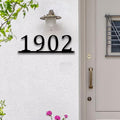 Personalized Metal House Number Sign | Custom Metal Address Sign by MXZLBY
