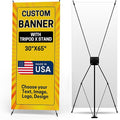 Custom Banner With X Stand By Dreamcontroller | Personalized X Banner Stand by DreamController