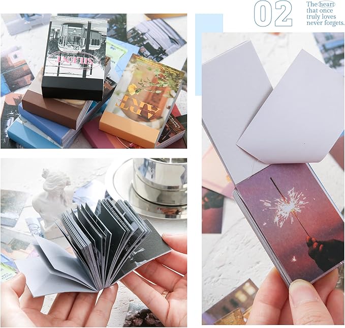 6 Sets 300 Pcs Washi Stickers Book - Image 5