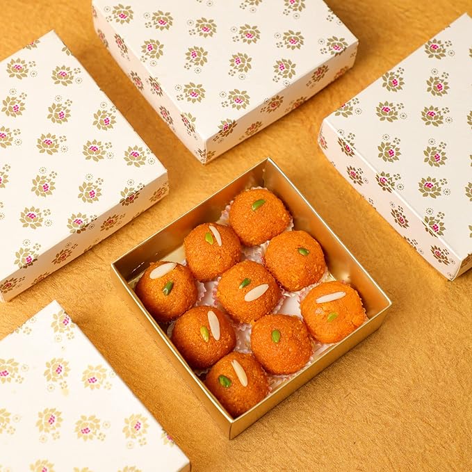 Desi Favors Floral Printed Sweet Boxes - Image 2