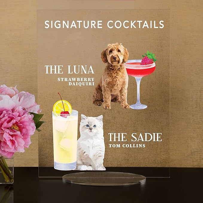 Pet Signature Drink Wedding Signs - Image 2