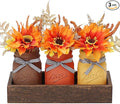 Fall Mason Jar Centerpiece for Table by SUPREMELIGHTS%C2%B72017%C2%B7