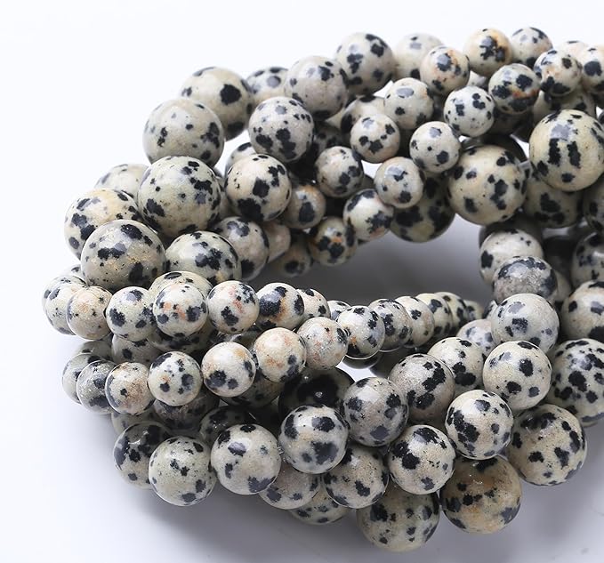 Quail Egg Stone Beads Gemstone Round Crystal Energy Jade Beads Stone Beads - Image 5