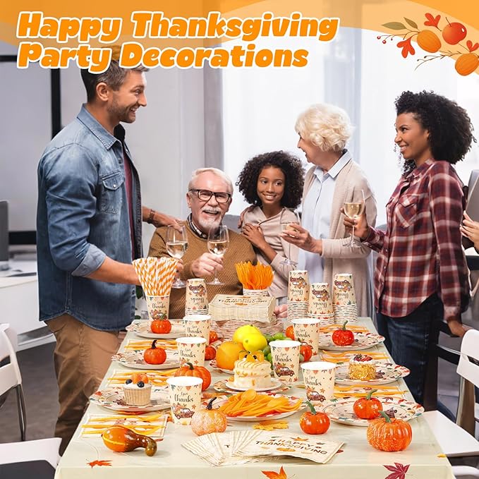 452 Pcs Happy Thanksgiving Party Decorations - Image 4