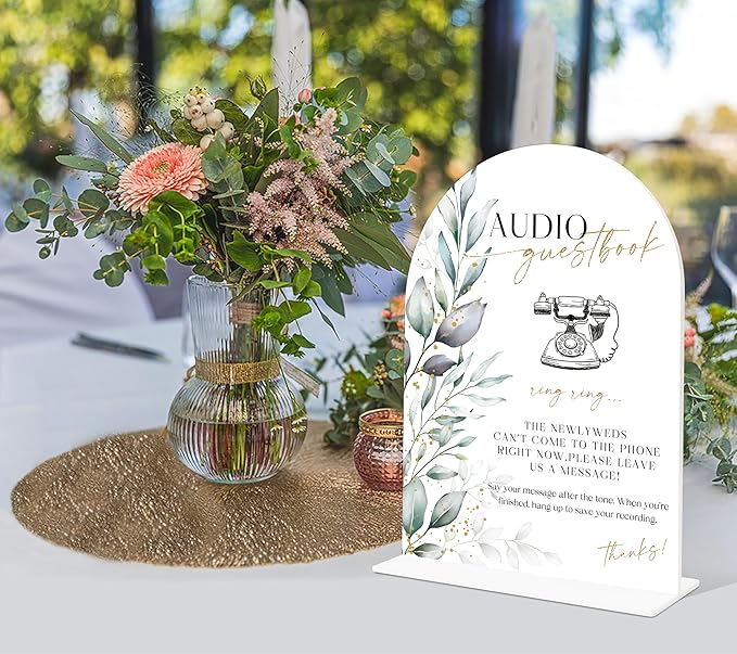 Acrylic Wedding Signs, Wedding Reception Signage, Bridal Shower Table Decor - Image 4