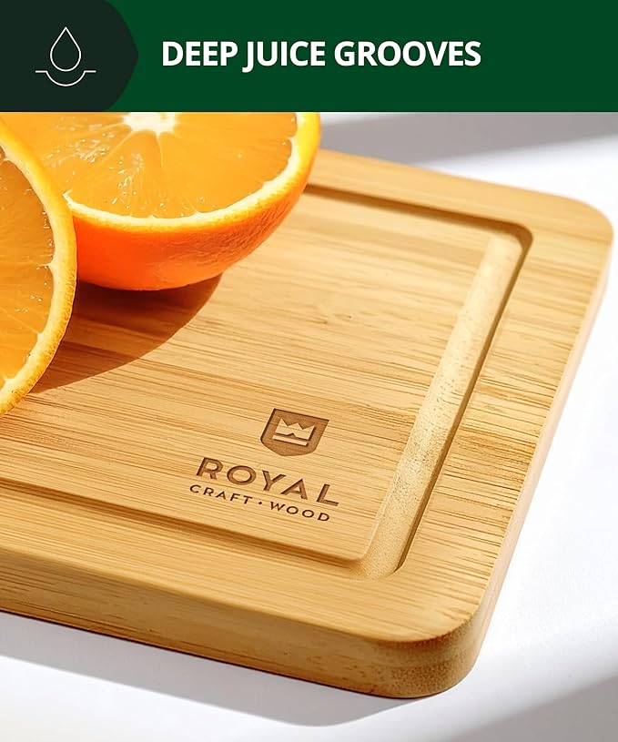Wooden Cutting Boards for Kitchen Meal Prep & Serving - Image 6