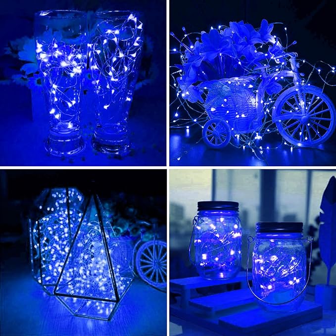 ZGWJ 24 Pack Fairy Lights Battery Operated, 7ft 20 Mini LED Fairy String Lights - Image 5