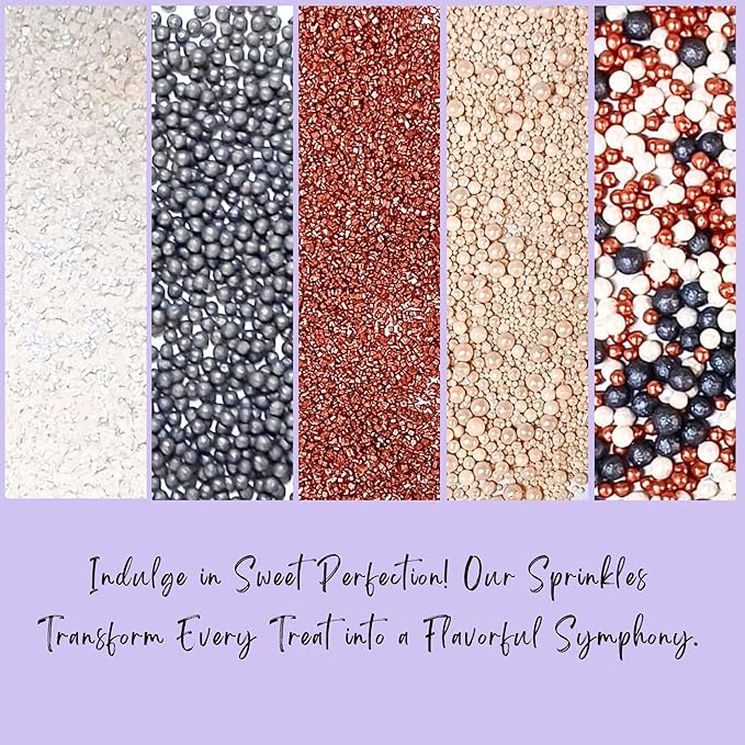 Sprinkles - Confect Sprinkles for Cakes & Cupcakes Decoration Assorted pack of - Image 2
