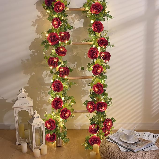 Dolicer 2Pcs 13Ft Artificial Eucalyptus Garlands - Image 6