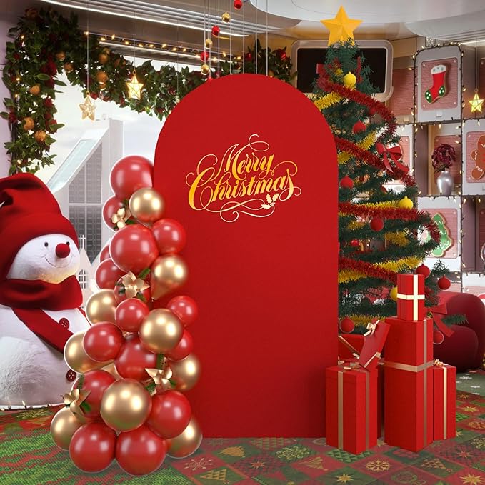 bricia Wedding Arch Backdrop Stand Cover, 5FT Double Sided Stretchy Arch Cover - Image 7