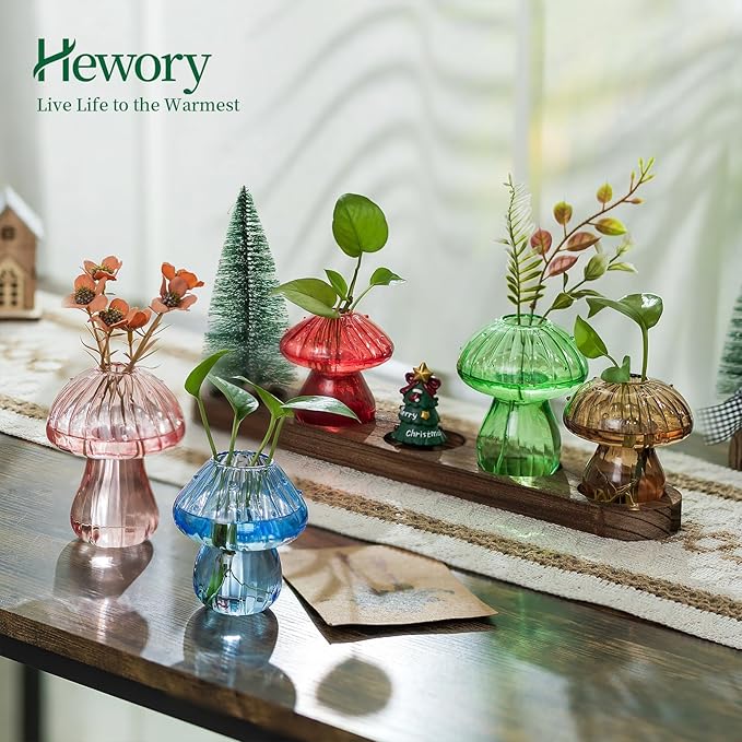 Glass Propagation Station for Plant: Mushroom Planter - Image 3