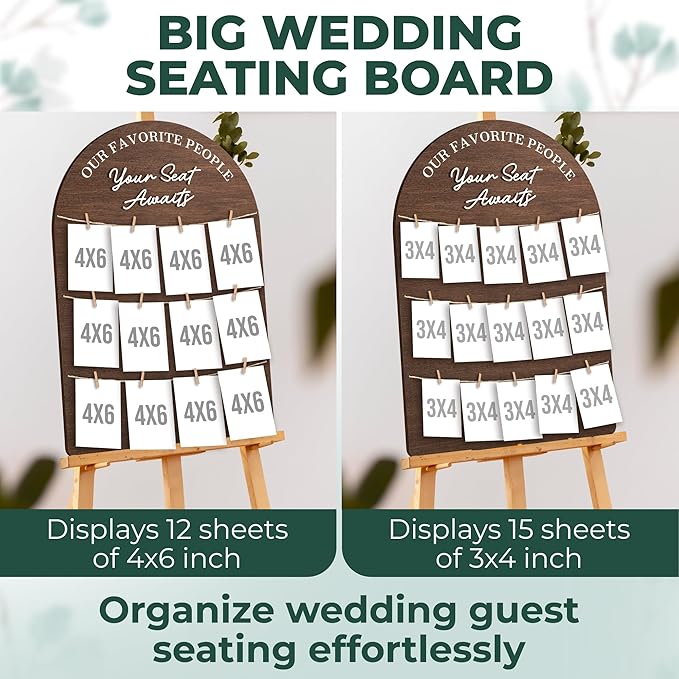 STOFINITY Wedding Seating Chart Board Display - Image 3