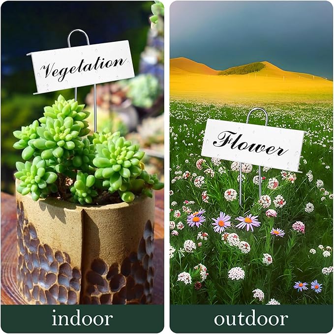 30 Pack Metal Plant Labels for Outdoor Garden Waterproof Plant Markers - Image 7
