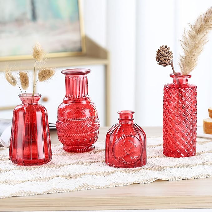 Bud Vases 15 Pcs for Centerpieces Wedding, Flower Vases in Bulk for Rustic Home - Image 7