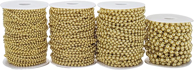 5mm Crafts Faux Pearl Beads Garland Pearl Bead Roll Strand of Pearls to - Image 5