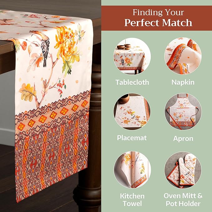 Maison d' Hermine Table Runner 100% Cotton Single Layer Table Runners 72 inches - Image 5