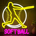 Softball Neon Sign for Wall Decor Dimmable Softball Party Neon Light for Girls by FuzuneliDimmableLEDNeon