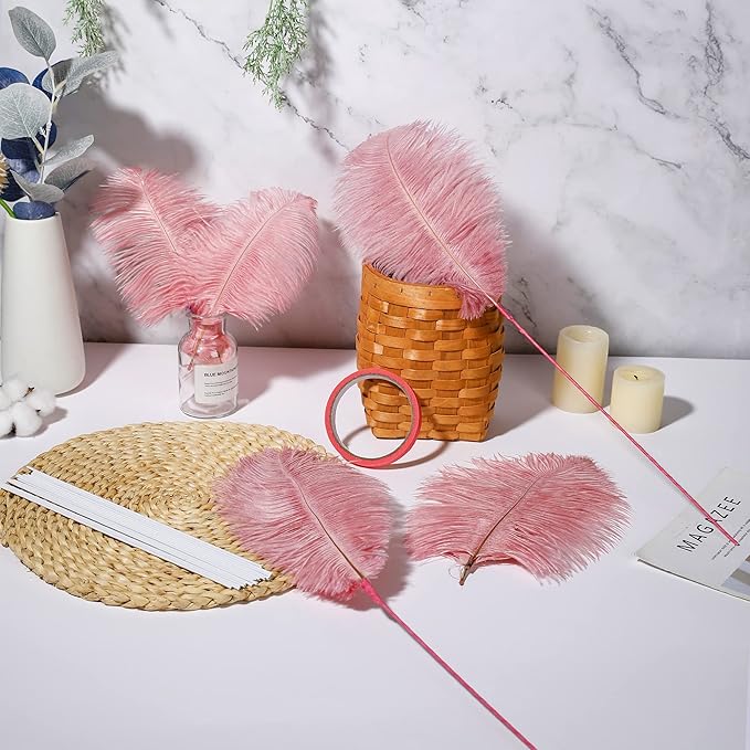 Holmgren Pink Craft Ostrich Feathers - Image 5
