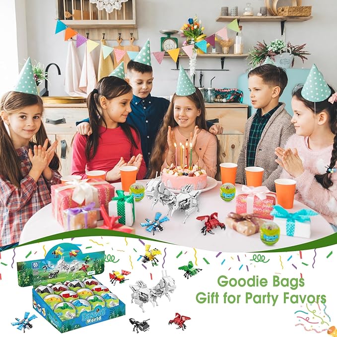 Mini Building Block Sets, 6 in 1 STEM Toys Eggs Building Sets, Party Favors - Image 7
