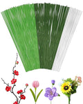 120 PCS FIVEIZERO 18 Gauge MixColor Floral Wire Stems by FIVEIZERO