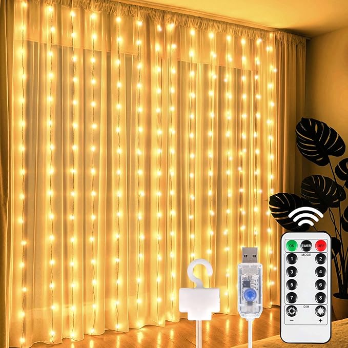 DomeStar 300 LED Curtain Lights by DOMESTAR