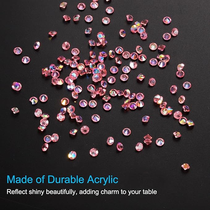 PATIKIL 14000Pcs Wedding Table Scatter Confetti Crystals 3mm Acrylic Diamonds - Image 3