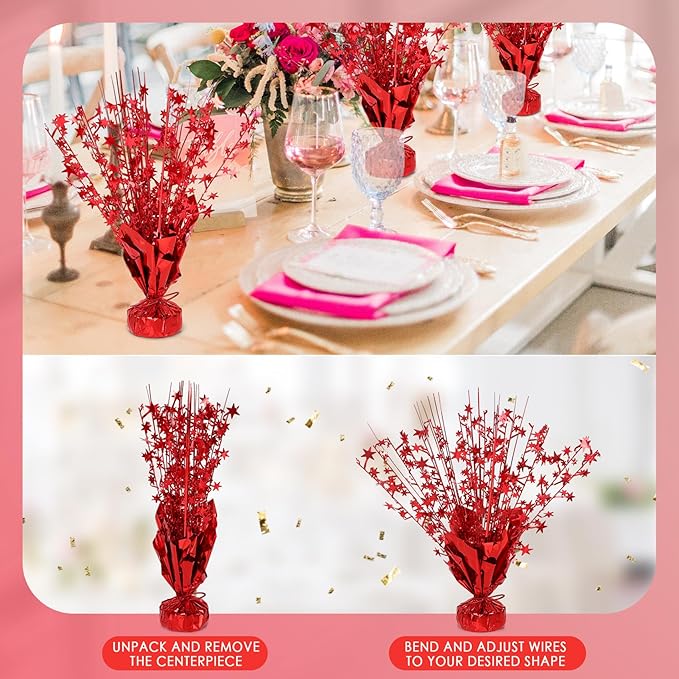 6 Pack Star Table Centerpieces for Party, Birthday Table Decorations for Kids - Image 2