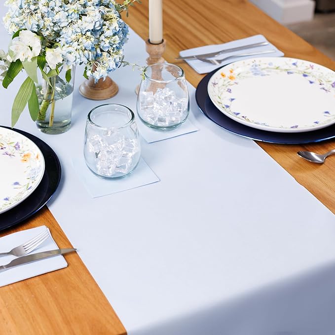 American Homestead Paper Table Runner Roll - 78 ft. Disposable Linen-Like Table - Image 2