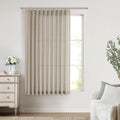 Vision Home Sand Pinch Pleated Semi Sheer Curtains Textured Linen Blended Light by VisionHome