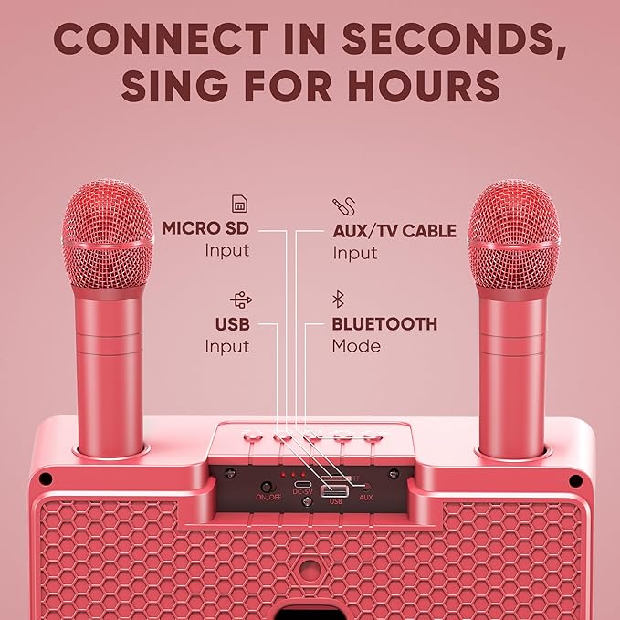 MASINGO Karaoke Machine for Adults and Kids - Image 7