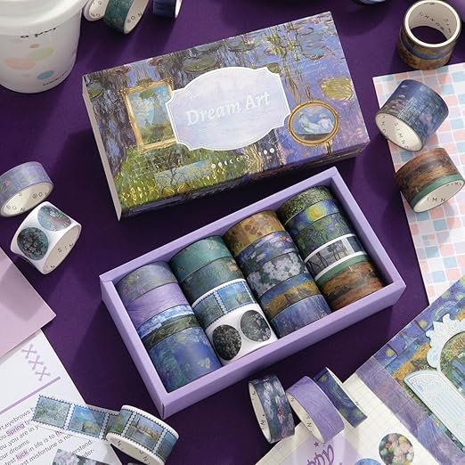 18 Rolls Washi Tape Set Art washi Tape - Image 2