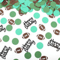 250PC Football Happy Birthday Confetti, Football Birthday Party Decorations by Vofrise