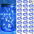 24 Pack Blue Fairy Lights 7Ft 20 LED Twinkle String Lights 3 Modes Battery by chzk
