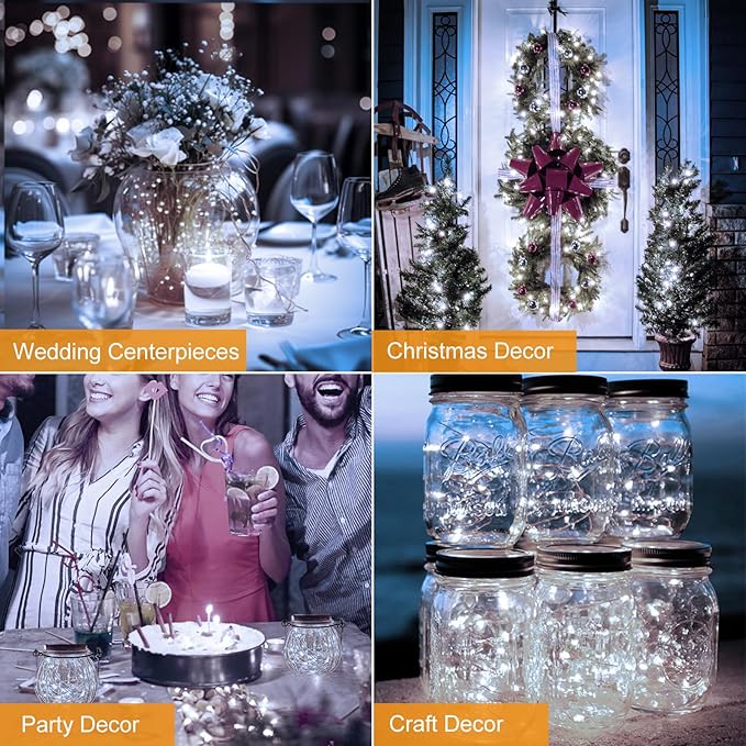 btfarm 18 Pack Fairy Lights Battery Operated, 7ft 20 Led Twinkle Lights String - Image 6