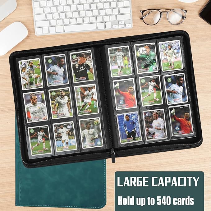 9 Pocket Card Binder, 540 Pocket Trading Card Binders, Loading Pocket - Image 5