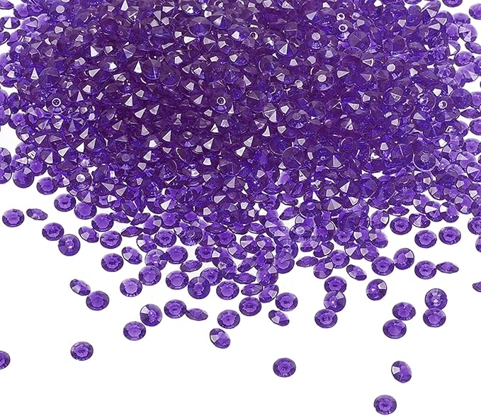 PATIKIL 4000 Pcs Wedding Table Scatter Confetti Crystals 6mm Acrylic Diamonds by PATIKIL