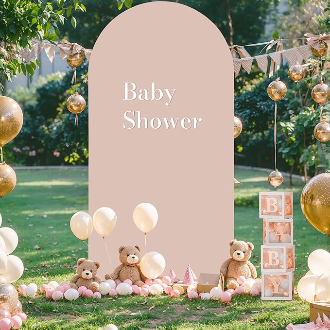 7.2FT Nude Arch Backdrop Cover - Image 5