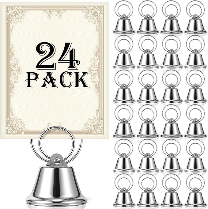 24 Pcs Table Number Holders Place Card Holders by MotiMind