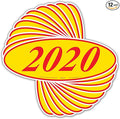 EZ-Line Oval Model Windshield Year Stickers by CarBowz
