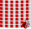 10 Pack 10 Feet Foil Fringe Garland Metallic Tinsel Streamers Banner Wall by AIKENLIN