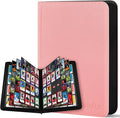 Card Binder 16 Pocket, Zipper Trading Card Binder Holds 1024 Cards, by Zofly
