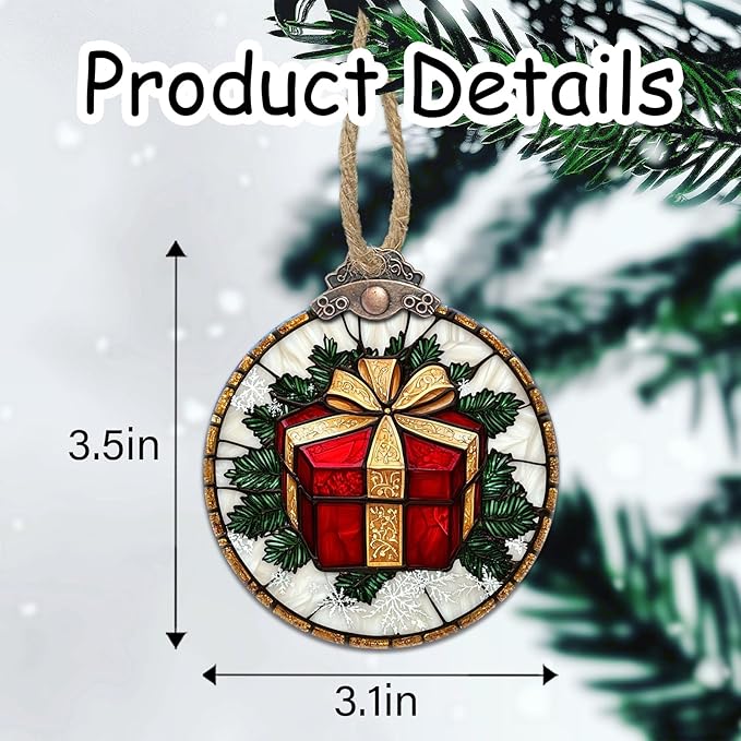 Stained Glass Christmas Decorations - Image 6