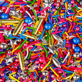 Rainbow Sprinkles for Cake Decorating by cobakey-DessertDecorations