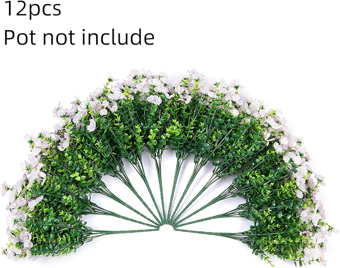 HyeFlora Artificial Flowers for Outdoor Indoor Garden Home Decoration, Faux - Image 5